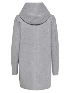 ONLSIRI BONDED HOOD COAT CC OTW light grey melange