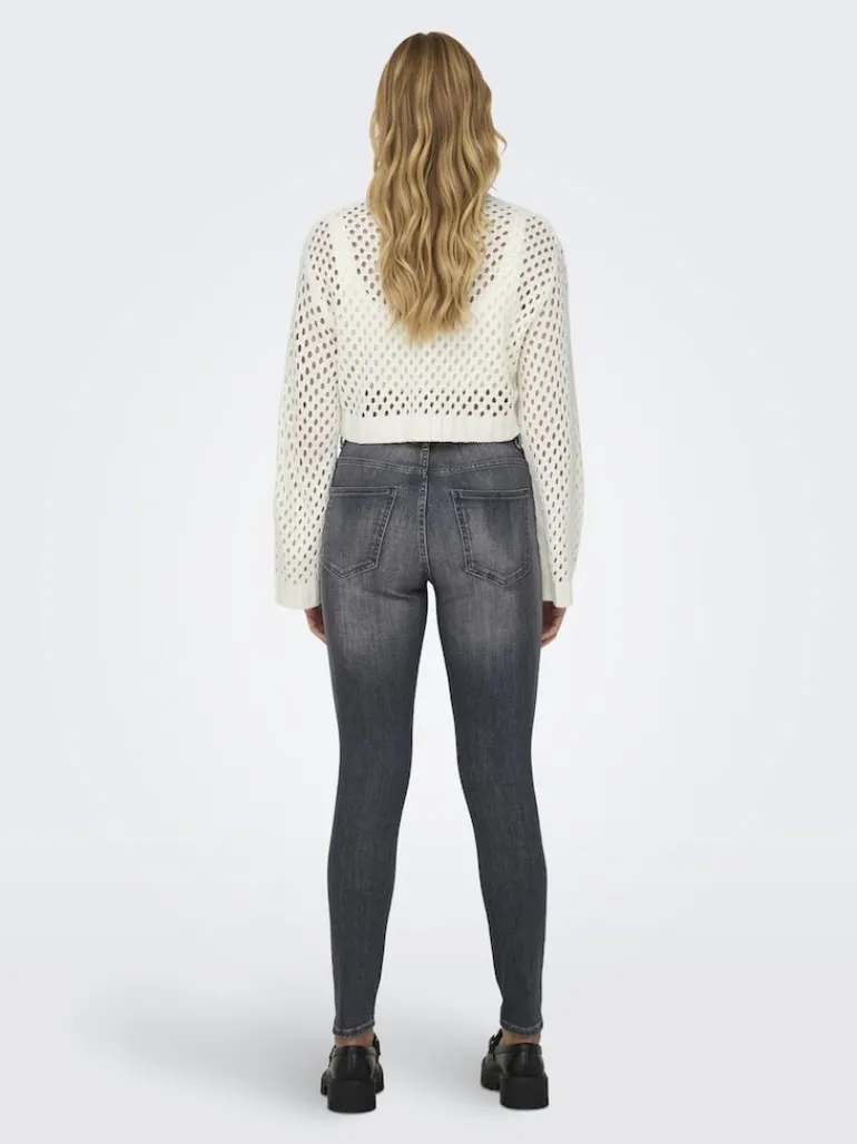 ONLSMILLA SHORT PULLOVER L/S KNT NOOS marshmallow