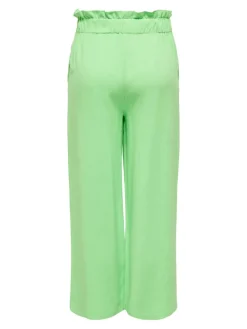ONLSOLVI HW LINEN BL CULOTTE PNT summer green