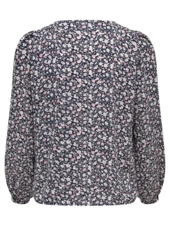 ONLSONJA LIFE L/S BUTTON TOP PTM night sky2