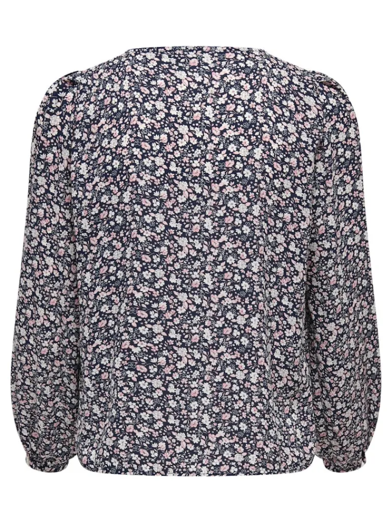 ONLSONJA LIFE L/S BUTTON TOP PTM night sky2