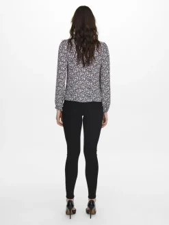 ONLSONJA LIFE L/S BUTTON TOP PTM night sky2