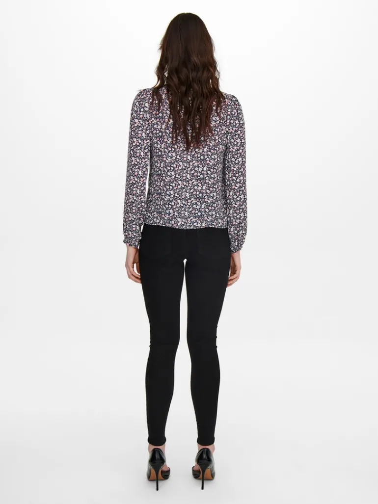 ONLSONJA LIFE L/S BUTTON TOP PTM night sky2