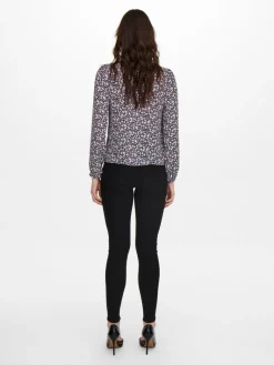 ONLSONJA LIFE L/S BUTTON TOP PTM night sky2