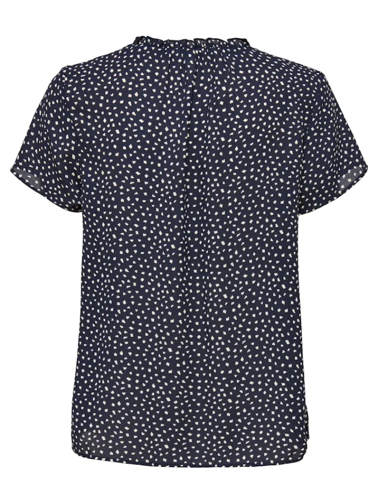 ONLSONJA LIFE S/S V-NECK TOP PTM night sky1
