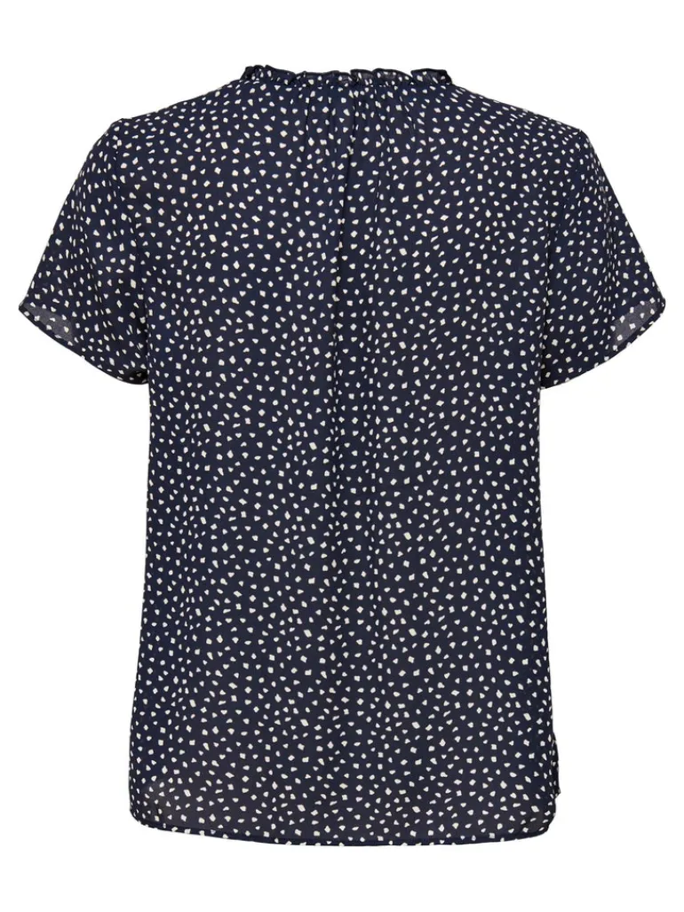 ONLSONJA LIFE S/S V-NECK TOP PTM night sky1