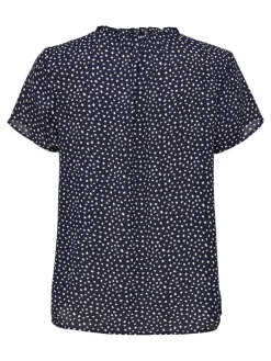 ONLSONJA LIFE S/S V-NECK TOP PTM night sky1