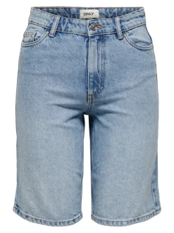 ONLSONNY HW WIDE DNM SHORTS NOOS light blue denim