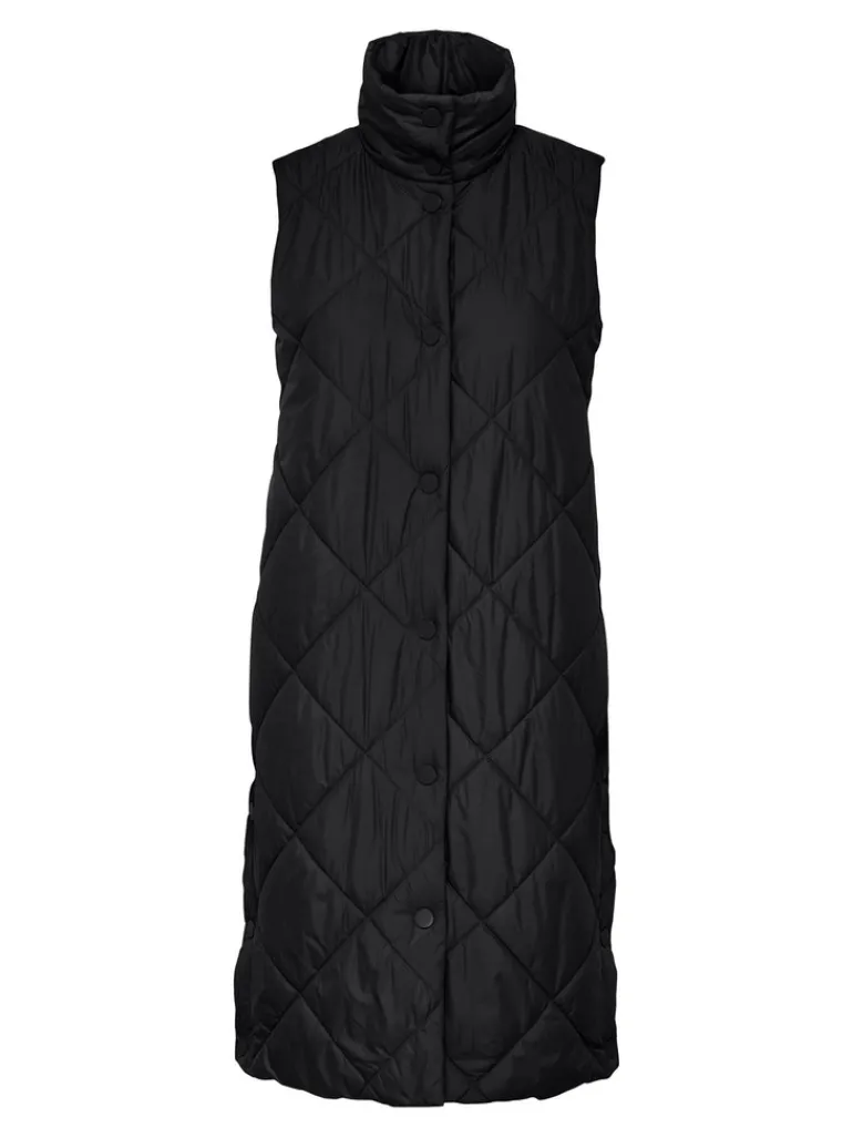 ONLTANZIA QUILTED WAISTCOAT CC OTW black