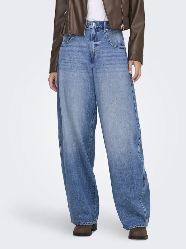 ONLTAYLOR HW BARREL DNM PIM678 NOOS medium blue denim