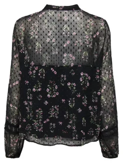 ONLTESSA ELIZA LS TOP WVN black