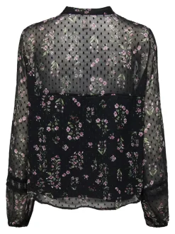 ONLTESSA ELIZA LS TOP WVN black