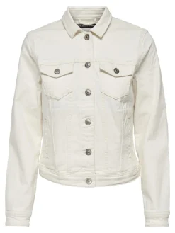 ONLTIA DNM JACKET COL PIM ecru