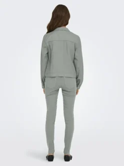 ONLTIA L/S COLORED JACKET CC PNT RP wrought iron