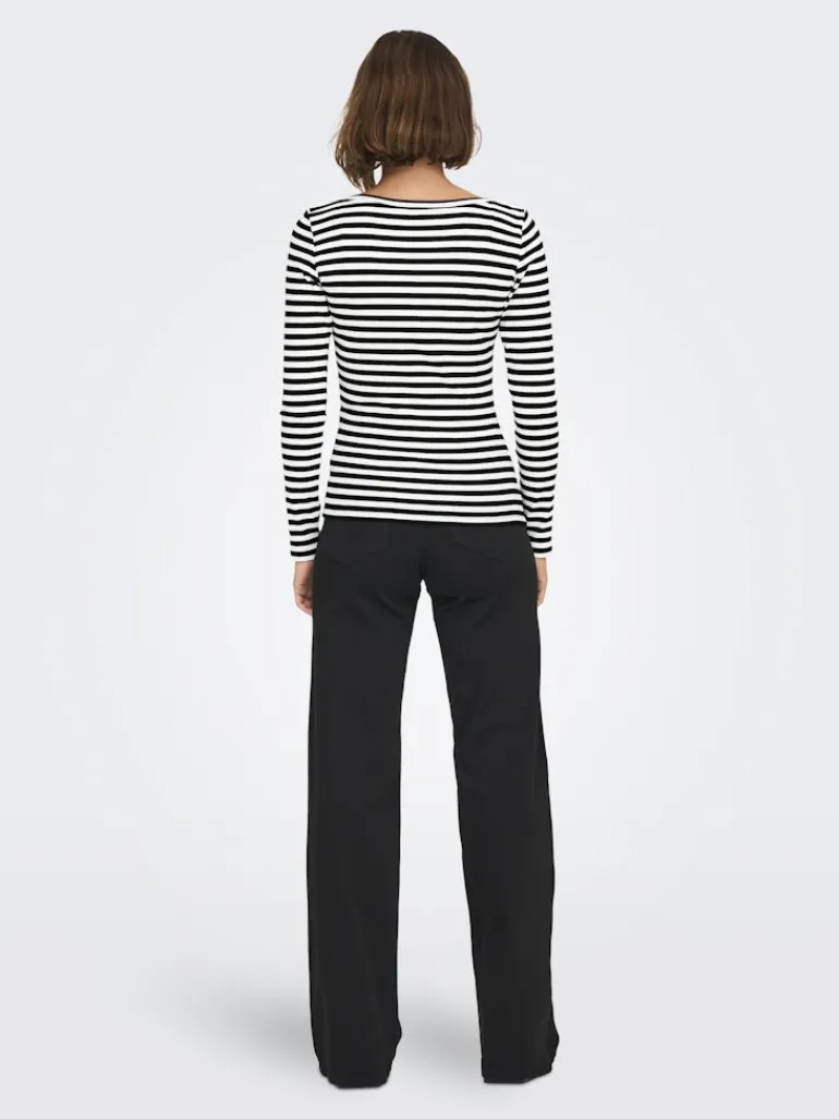 ONLTRISTA L/S BOATNECK TOP BOX JRS black3