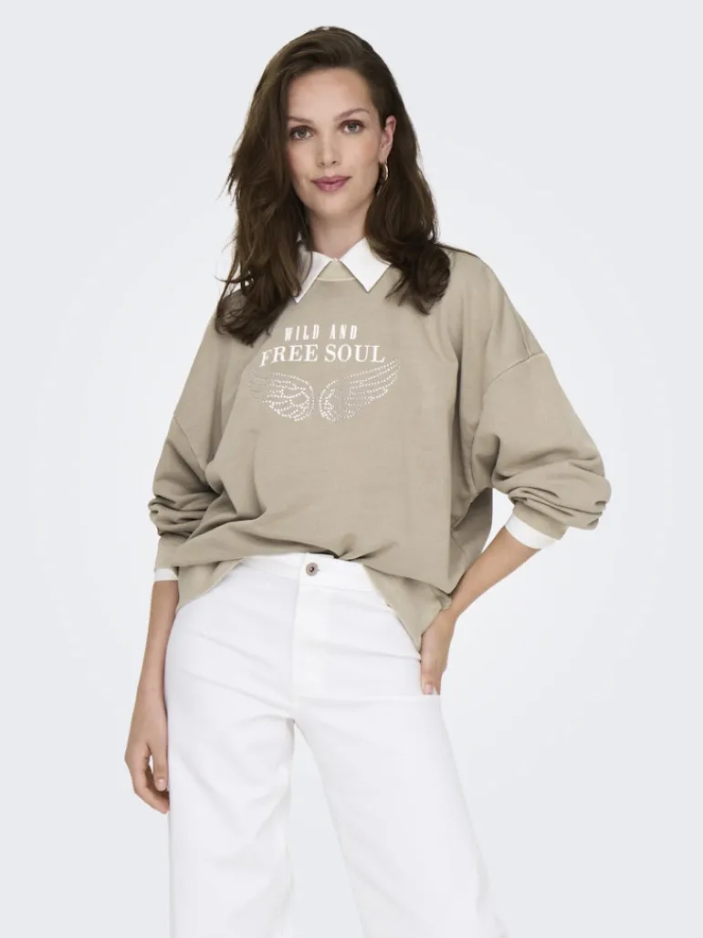 ONLTUSINDA L/S O-NECK CC UB SWT pure cashmere