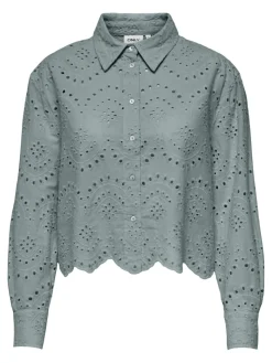 ONLVALAIS L/S SHIRT WVN NOOS abyss