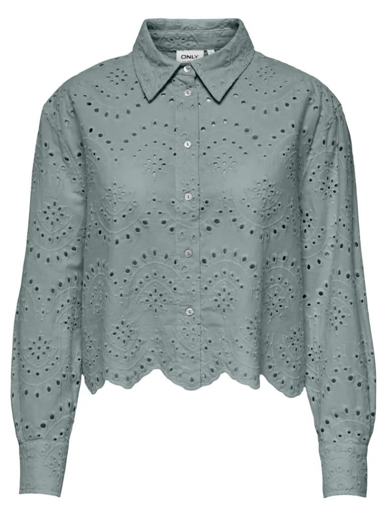 ONLVALAIS L/S SHIRT WVN NOOS abyss