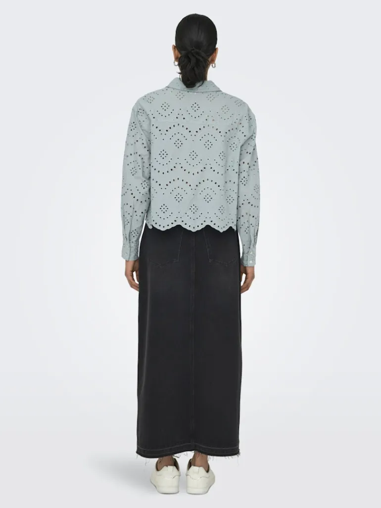 ONLVALAIS L/S SHIRT WVN NOOS abyss