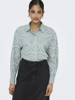ONLVALAIS L/S SHIRT WVN NOOS abyss