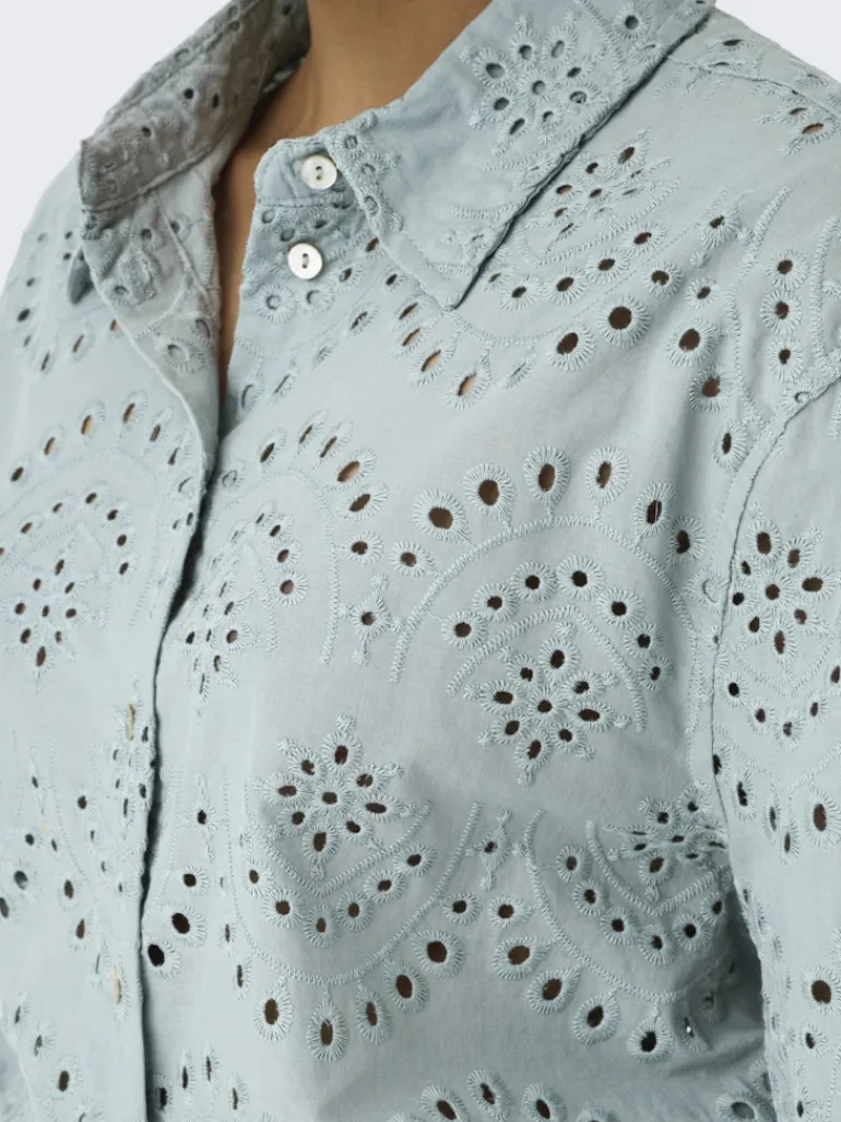 ONLVALAIS L/S SHIRT WVN NOOS abyss