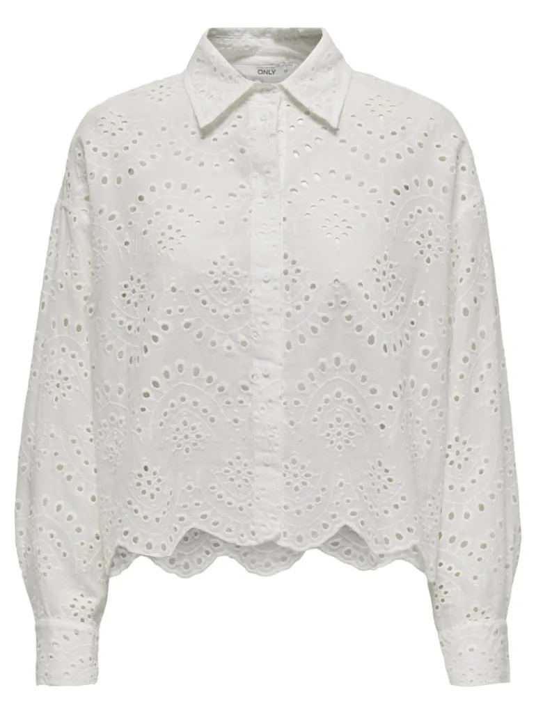 ONLVALAIS L/S SHIRT WVN NOOS cloud dancer