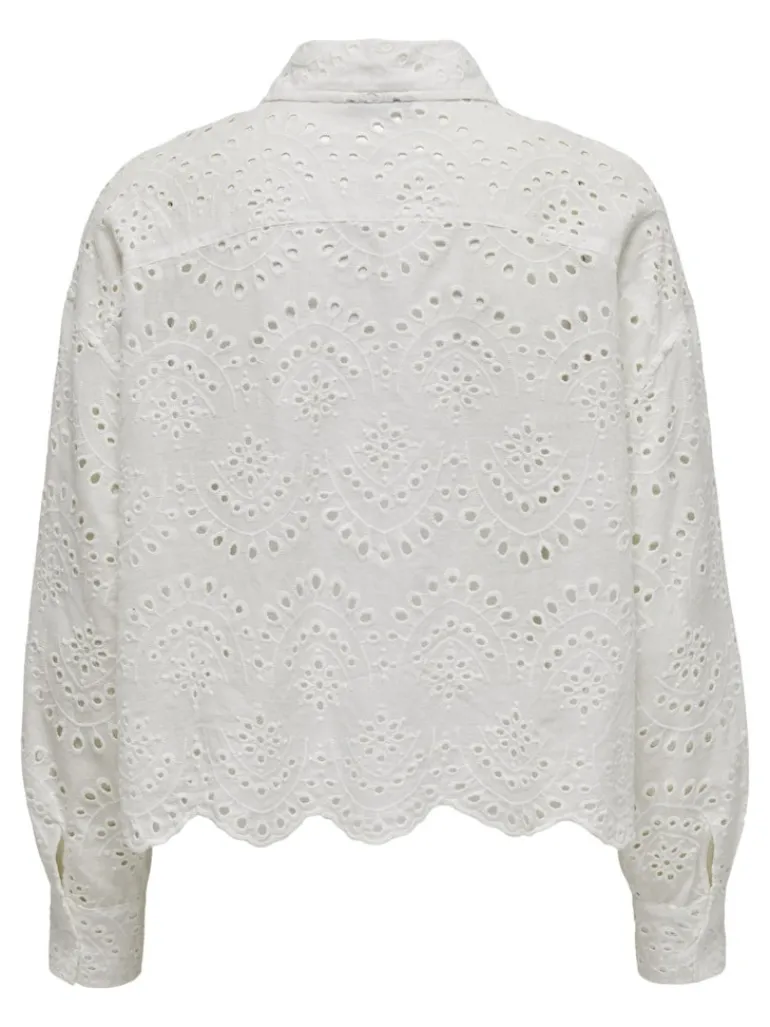 ONLVALAIS L/S SHIRT WVN NOOS cloud dancer