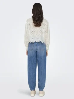 ONLVALAIS L/S SHIRT WVN NOOS cloud dancer