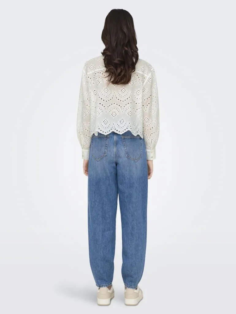 ONLVALAIS L/S SHIRT WVN NOOS cloud dancer