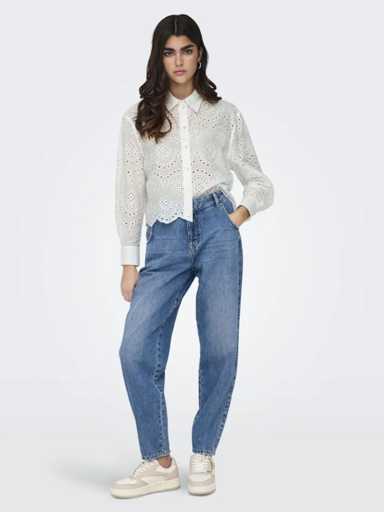 ONLVALAIS L/S SHIRT WVN NOOS cloud dancer