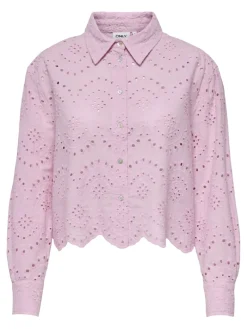 ONLVALAIS L/S SHIRT WVN NOOS pink lady
