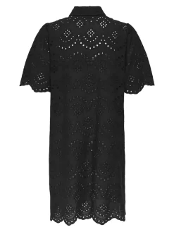 ONLVALAIS S/S DRESS WVN NOOS black