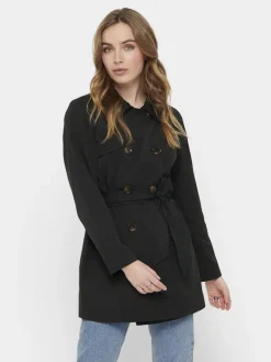 ONLVALERIE TRENCHCOAT OTW NOOS black