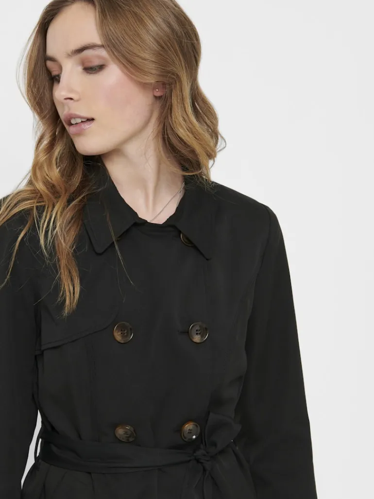 ONLVALERIE TRENCHCOAT OTW NOOS black