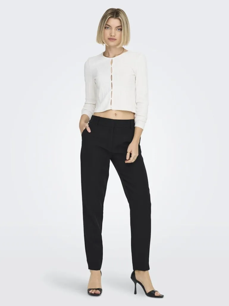 ONLVERONICA-ELLY LIFE HW PANT TLR NOOS black