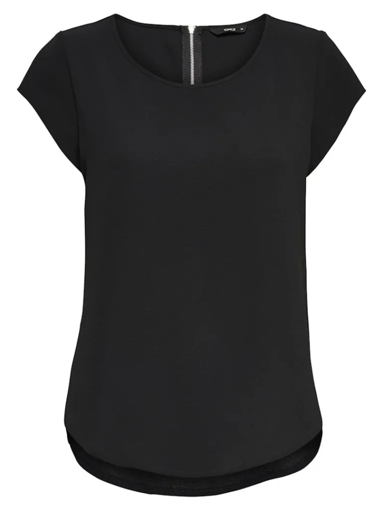 ONLVIC S/S SOLID TOP NOOS WVN black1