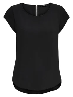 ONLVIC S/S SOLID TOP NOOS WVN black1