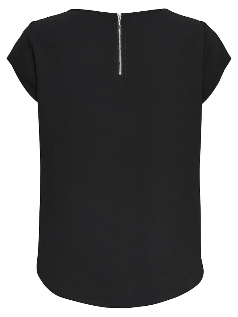 ONLVIC S/S SOLID TOP NOOS WVN black1