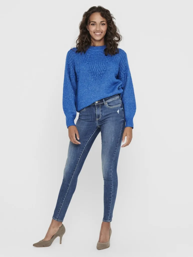 ONLWAUW MID SKINNY BJ114-3 NOOS medium blue denim