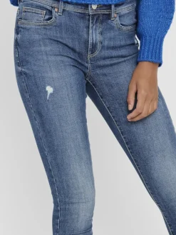 ONLWAUW MID SKINNY BJ114-3 NOOS medium blue denim