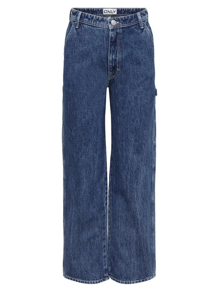 ONLWEST HW CARPENTER STR DNM DOT507 medium blue denim