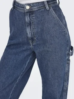 ONLWEST HW CARPENTER STR DNM DOT507 medium blue denim