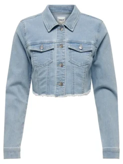 ONLWONDER LS CROPPED DNM JACKET GUA NOOS light blue denim