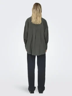 ONLZAZIMA L/S LOOSE SHIRT WVN NOOS phantom