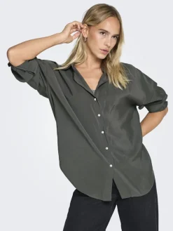 ONLZAZIMA L/S LOOSE SHIRT WVN NOOS phantom