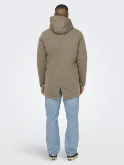 ONSALEXANDER LIFE PARKA OTW VD walnut