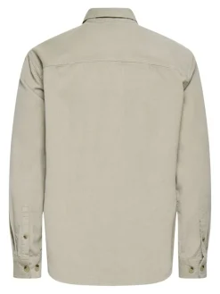 ONSALP 2PKT WASHD CORD LS SHIRT OTL silver lining