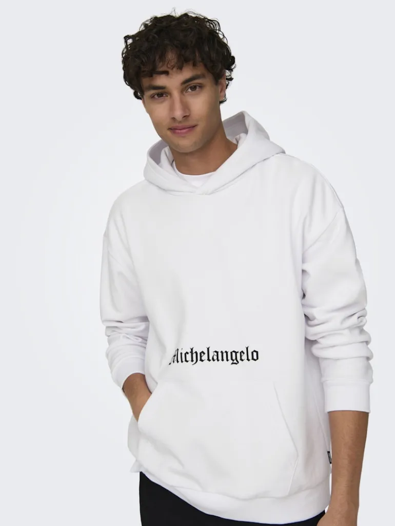ONSAPOH LIFE RLX SWEAT HOODIE white