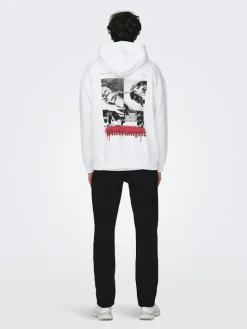 ONSAPOH LIFE RLX SWEAT HOODIE white