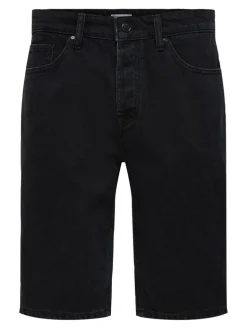 ONSAVI SHORTS BLACK PK 1899 black denim